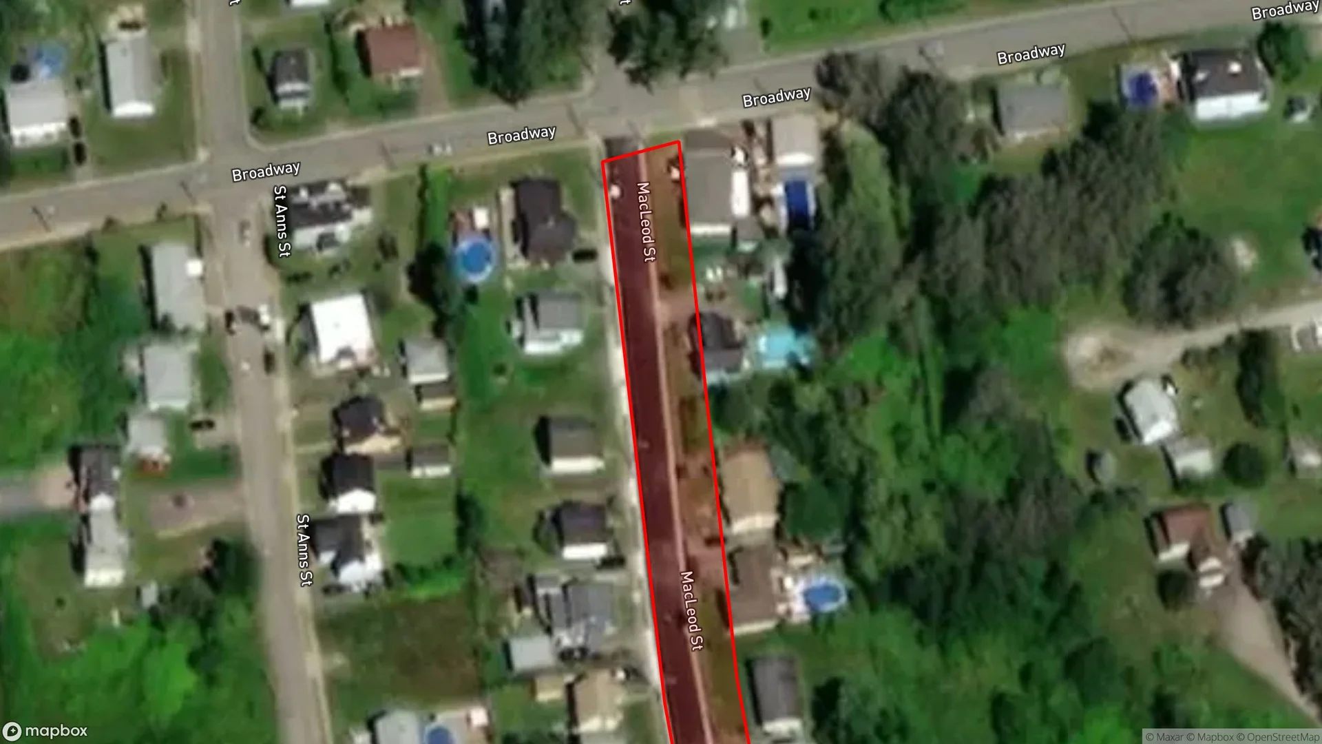 MACLEOD ST LAND, RIVER RYAN